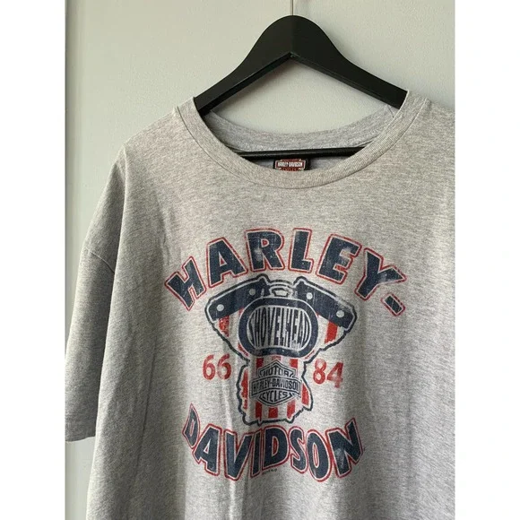 Gray Harley-Davidson Charleston South Carolina Low Country T-shirt Mens XXL 2XL - Picture 2 of 7